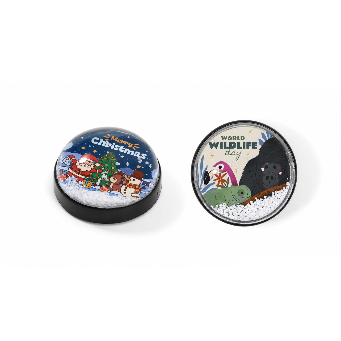 Snow Globe Fridge Magnet
