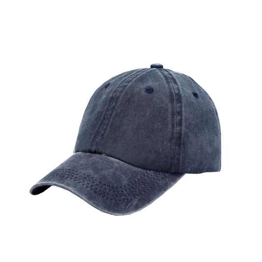 6 Panel Vintage Washed Baseball Cap