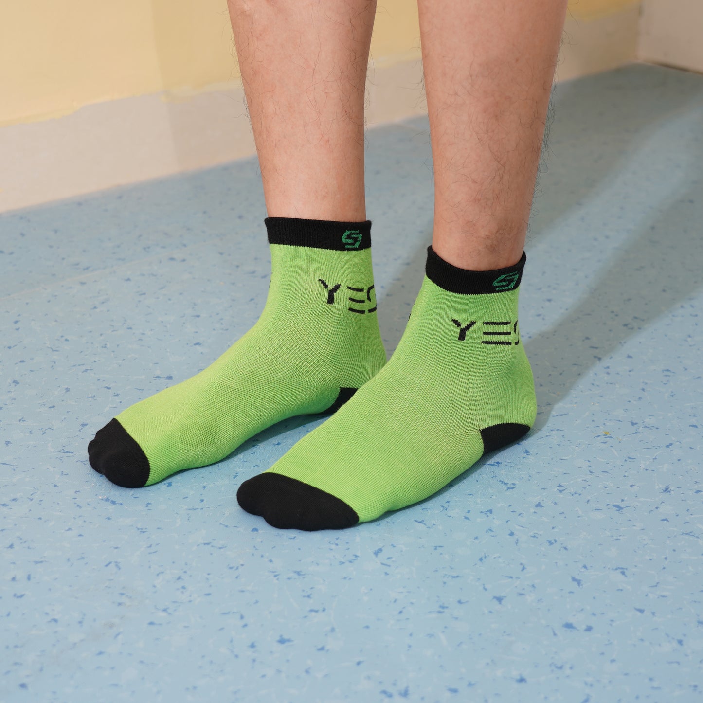 Ankle Custom Pattern Woven Bamboo Socks