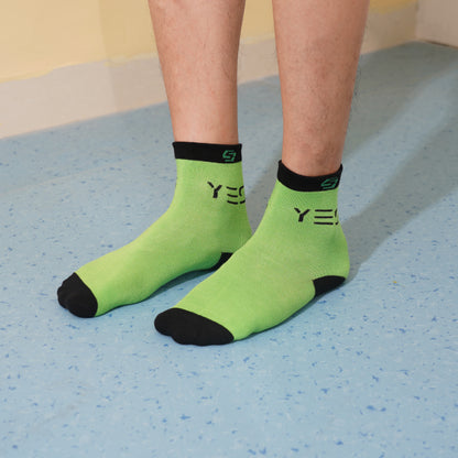 Ankle Custom Pattern Woven Bamboo Socks