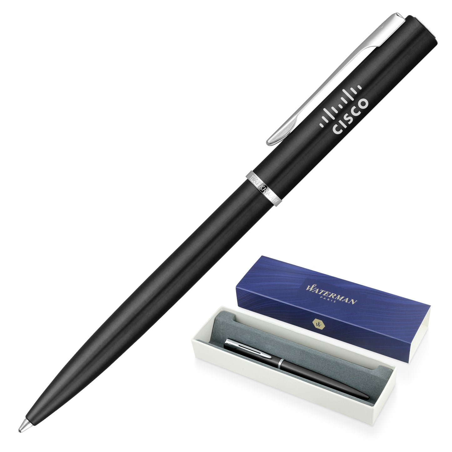Waterman Allure - Black Palladium Chrome Trim