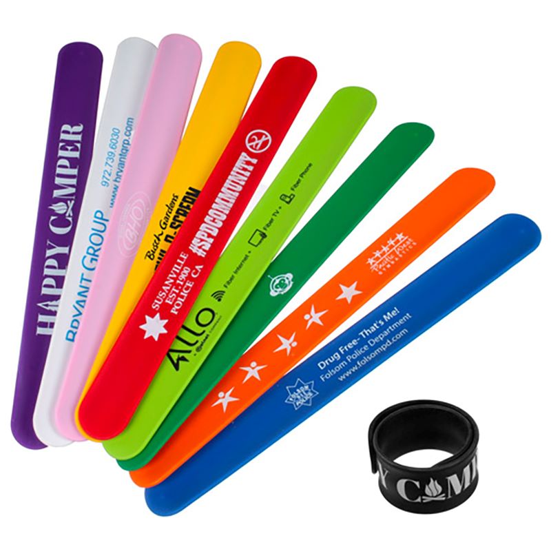 Silicone Slap Band - Screen Print