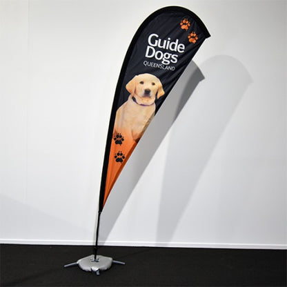 Teardrop Flag Set - 185 x 75cm