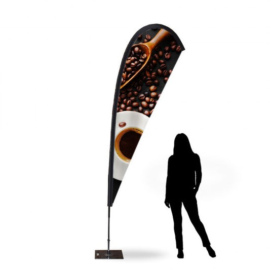 Teardrop Flag Set - 185 x 75cm