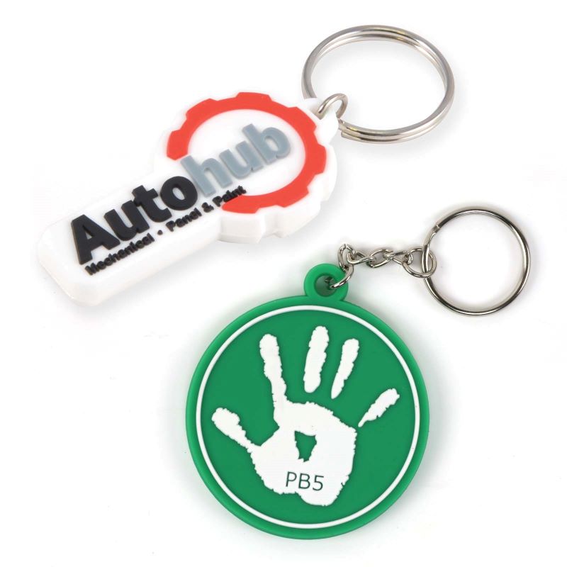 Custom Shape PVC Keyring
