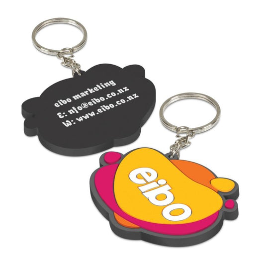 Custom Shape PVC Keyring