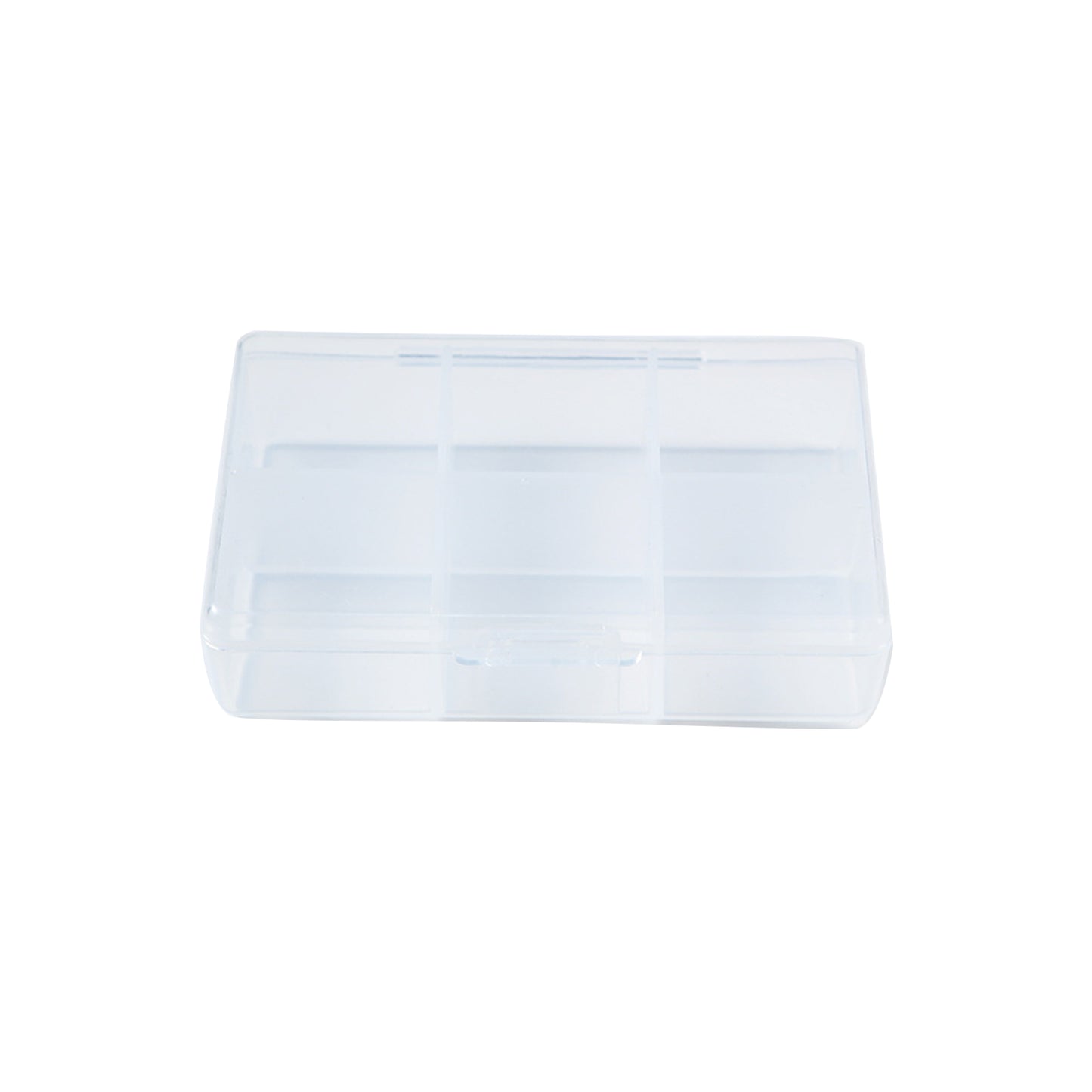 Square Six Compartment Pill Box