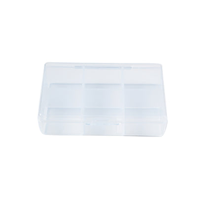 Square Six Compartment Pill Box