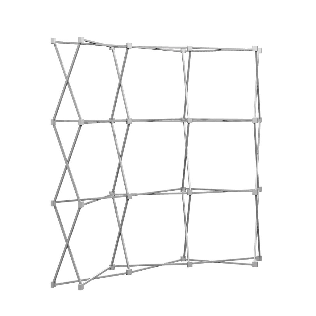 Pop Up Media Wall Curved (Frame + Print)