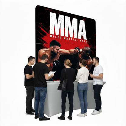 6ft Table Top Fabric Display (Frame + Print)
