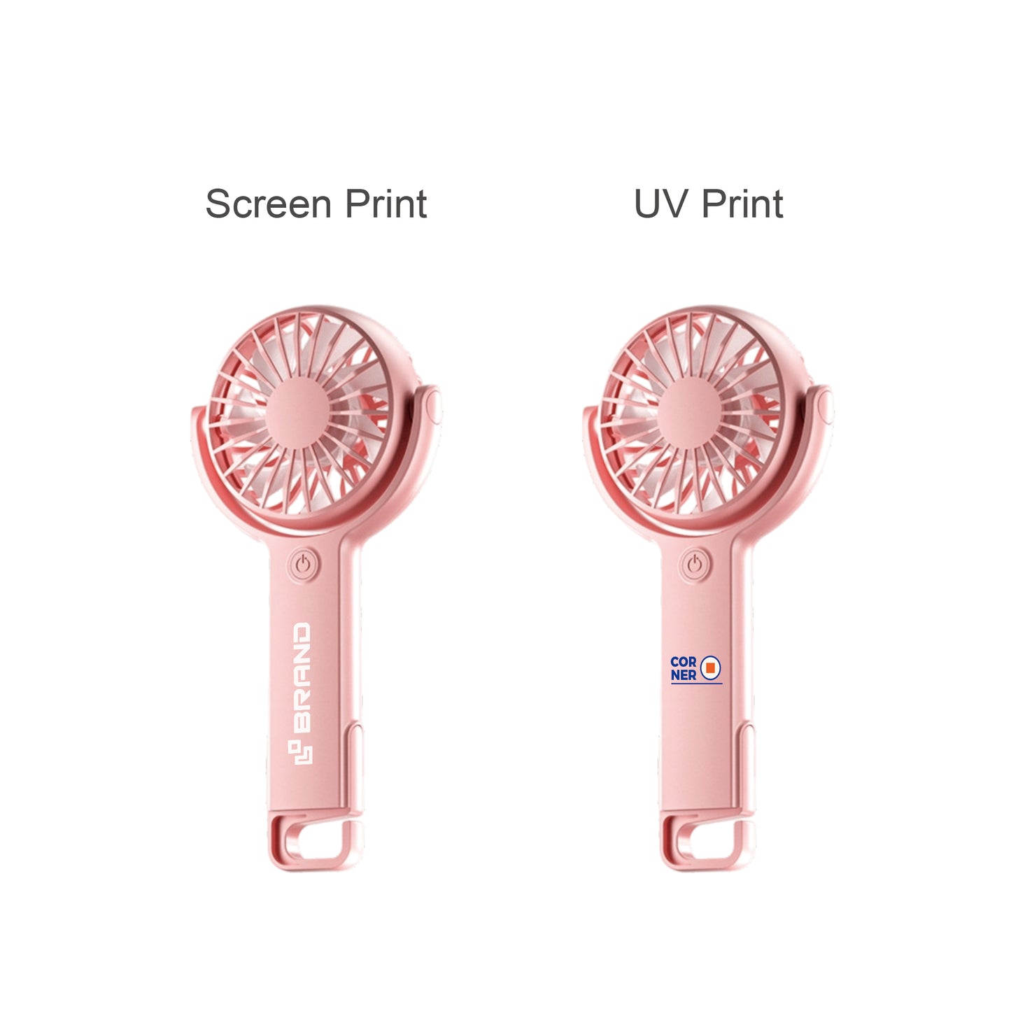 Hook Handheld Fan with 180° Adjustment Angle