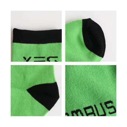 Ankle Custom Pattern Woven Bamboo Socks
