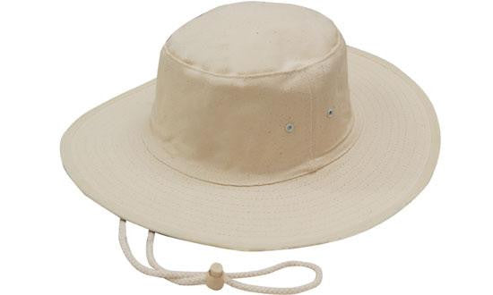 Wide Brim Canvas Hat
