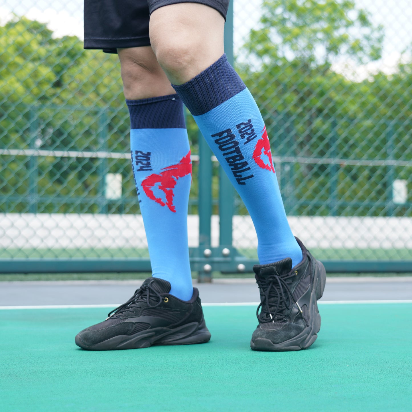 Knee High Custom Pattern Football Socks