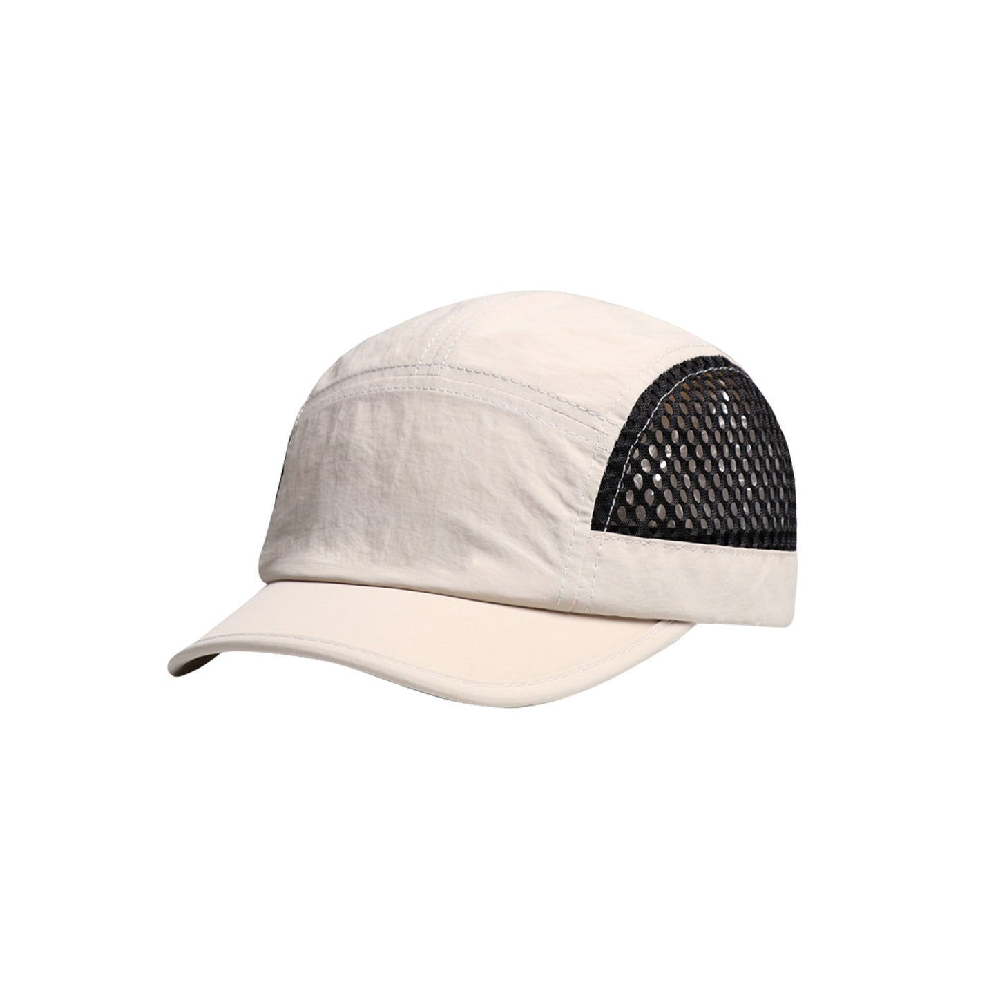 5 Panel Short Brimmed Mesh Running Cap