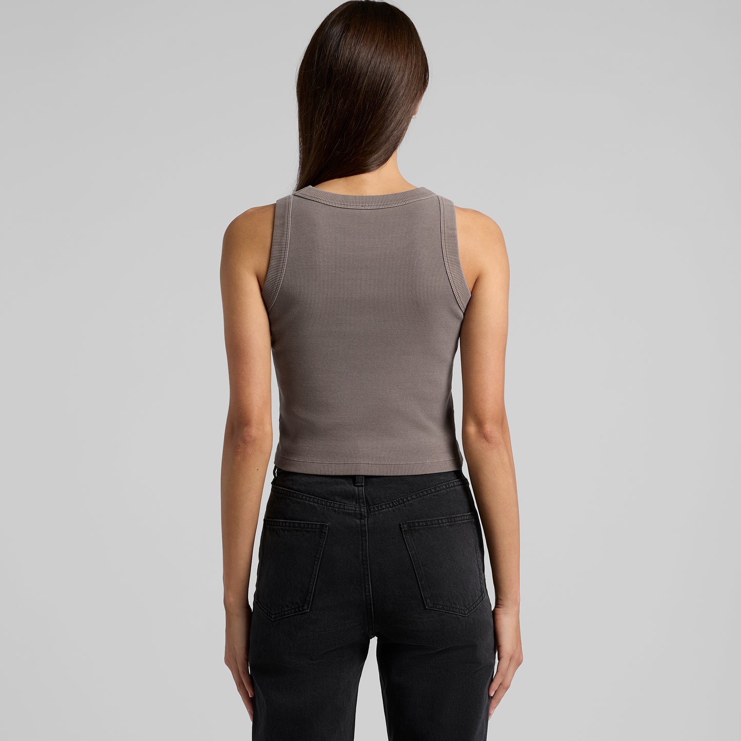 AS Colour Wo's Faded Organic Rib Crop Tank