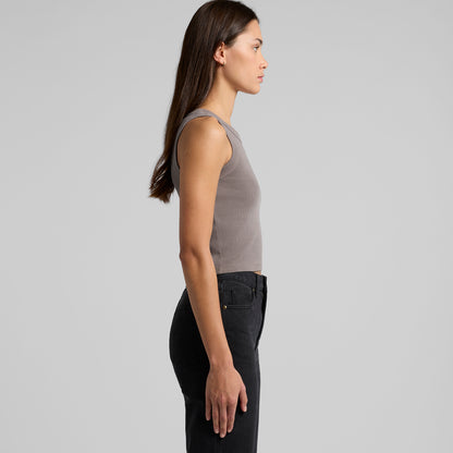 AS Colour Wo's Faded Organic Rib Crop Tank