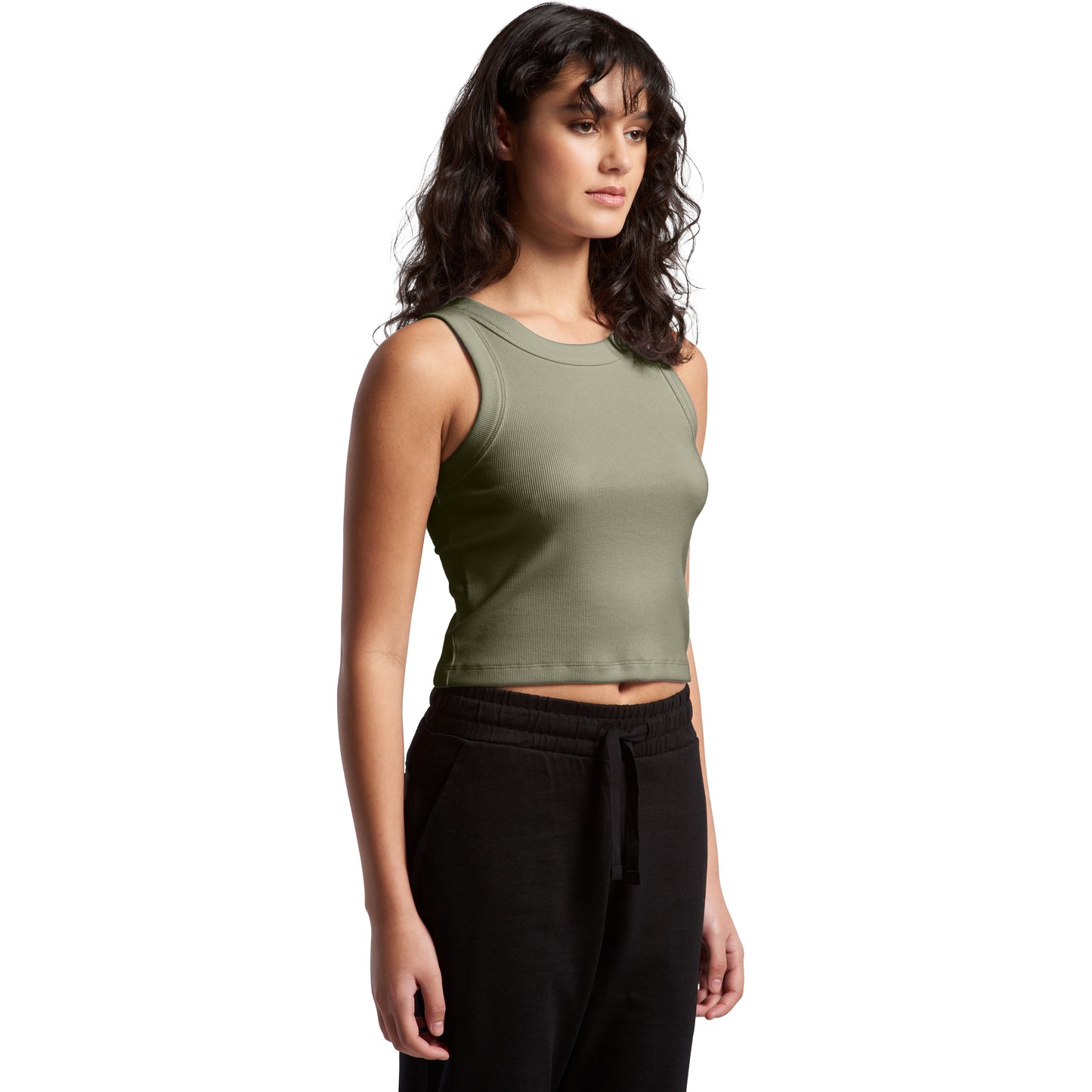 AS Colour Wo's Organic Rib Crop Tank