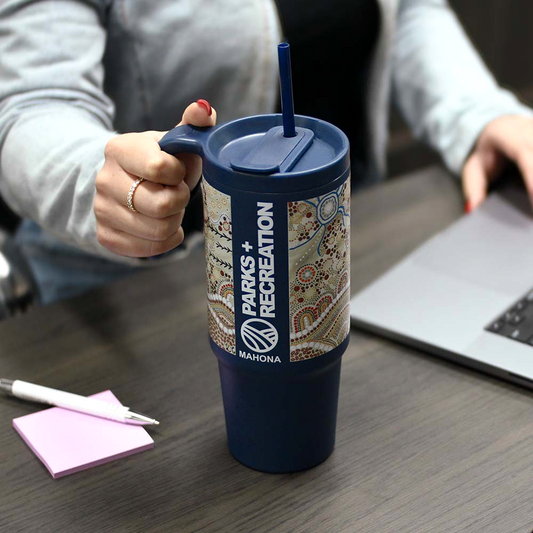 The Tilly Tumbler - Recycled w/ Handle 900ml