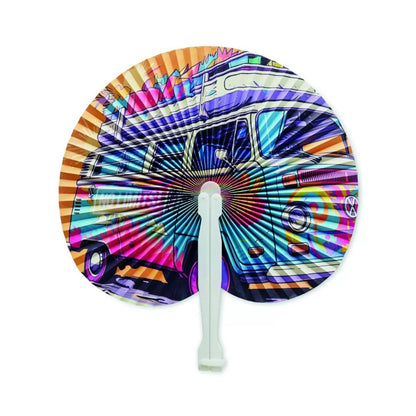 Round Paper Hand Fans