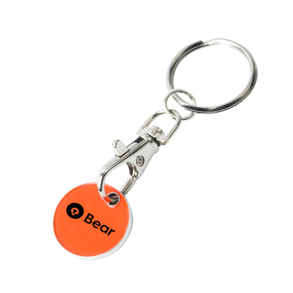 Printed Trolley Coin Keyring
