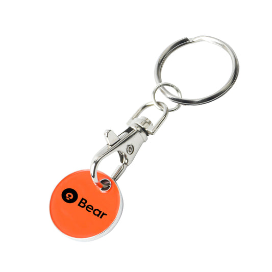 Printed Trolley Coin Keyring