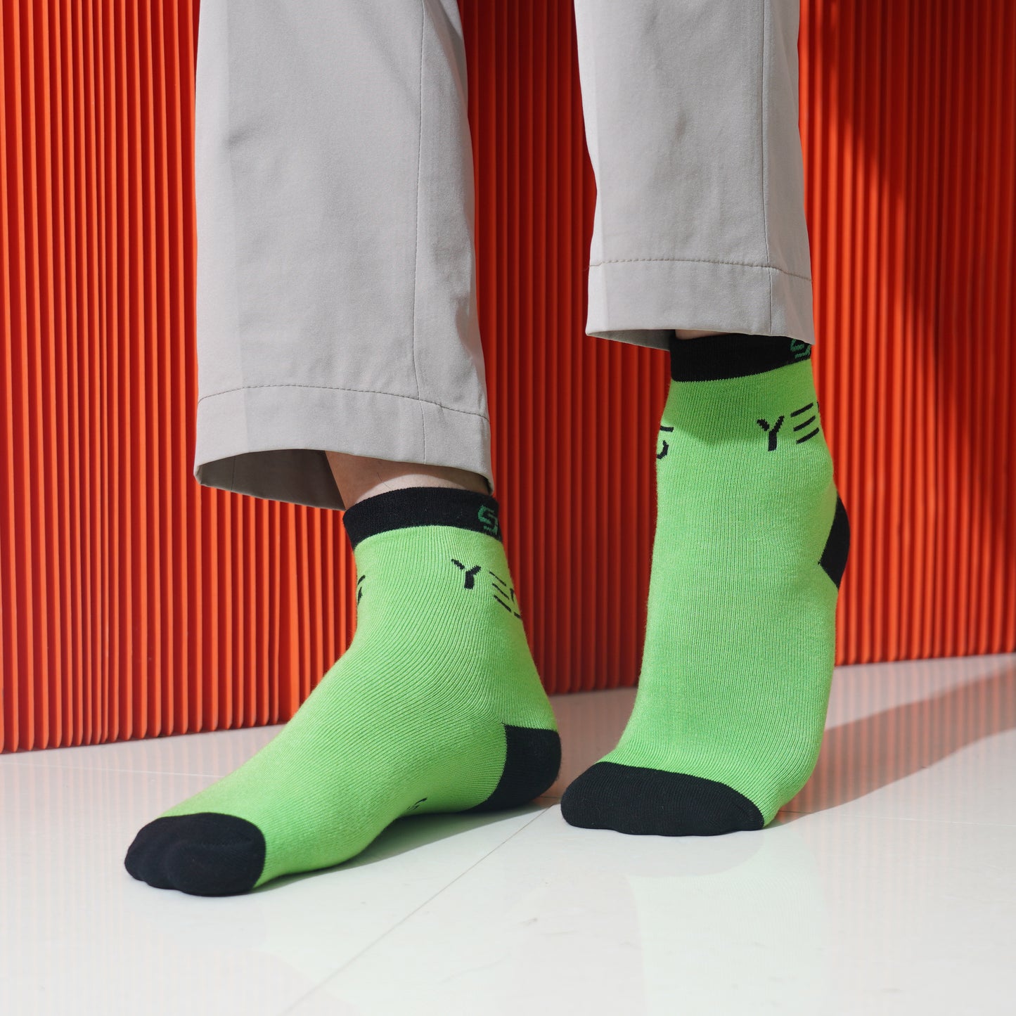Ankle Custom Pattern Woven Bamboo Socks