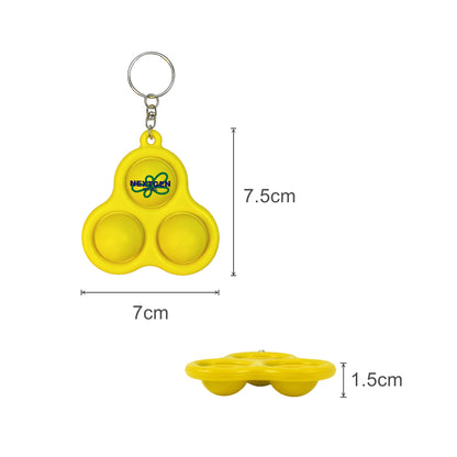Pop 3 Bubbles Keychain