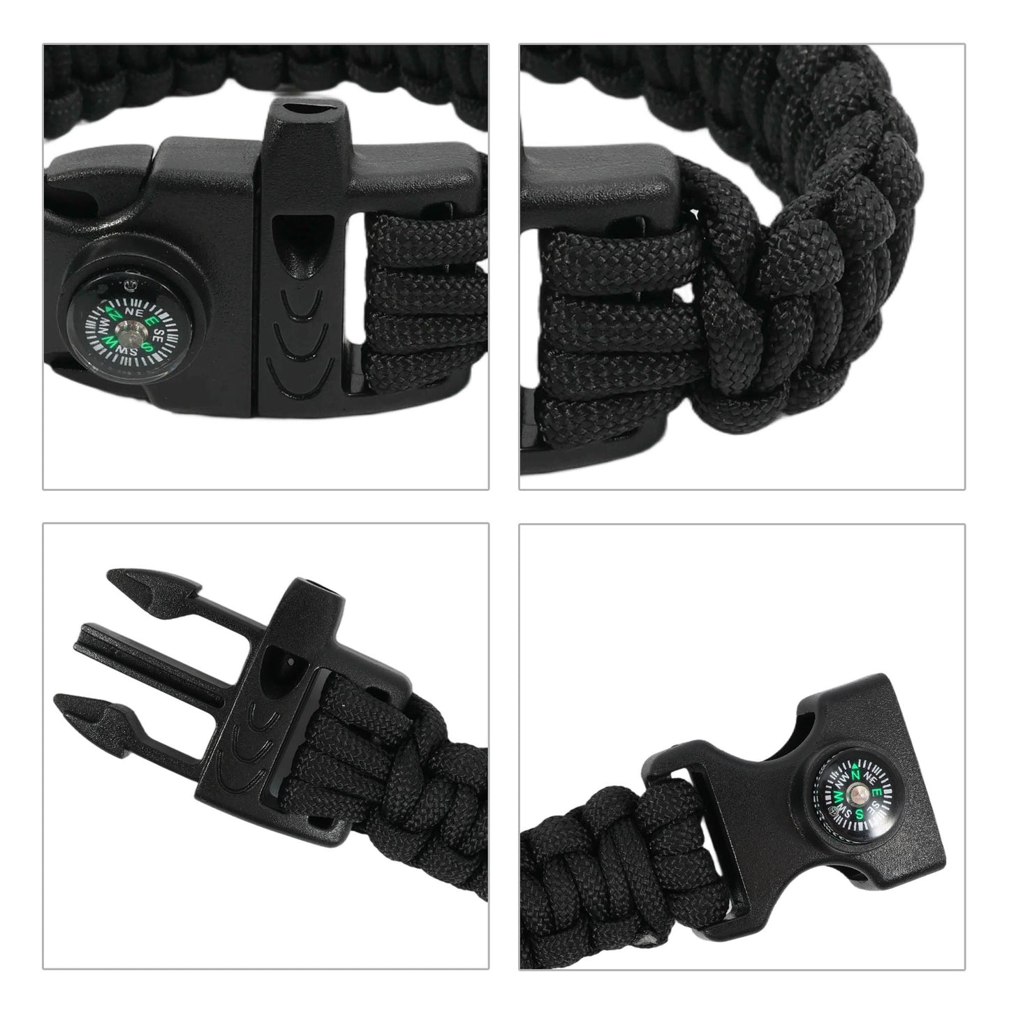 3 in 1 Emergency Survival Bracelet