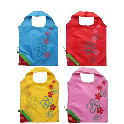Strawberry Foldaway Shopping RPET Bag