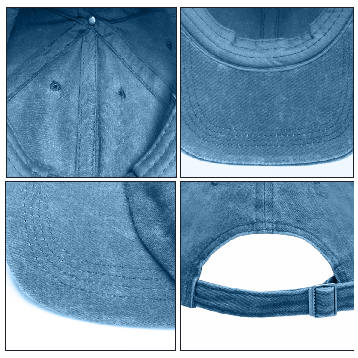 6 Panel Vintage Washed Baseball Cap