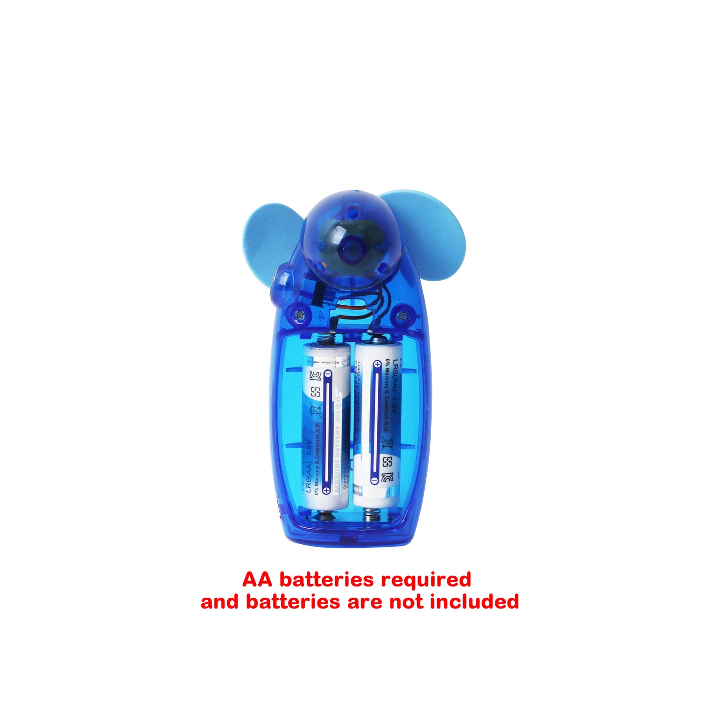 Transparent Colourful Handy Fan