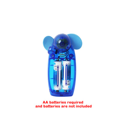 Transparent Colourful Handy Fan