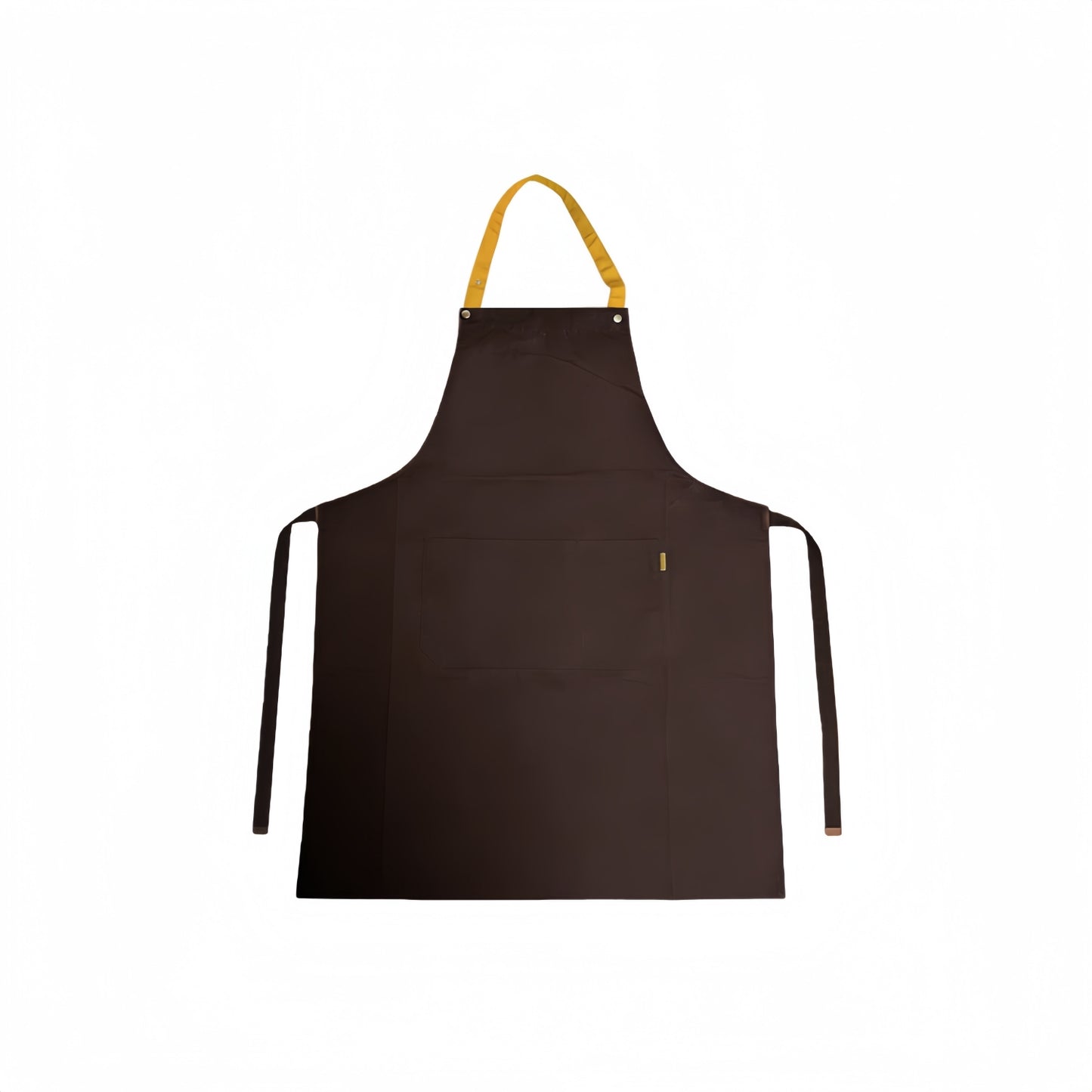 Poly-Cotton Canvas Full Bib Apron With Colour Neck Strap