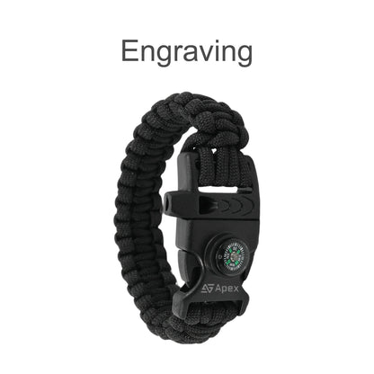 3 in 1 Emergency Survival Bracelet