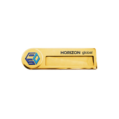 Custom Reusable Metal Name Badge