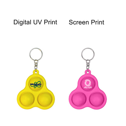 Pop 3 Bubbles Keychain
