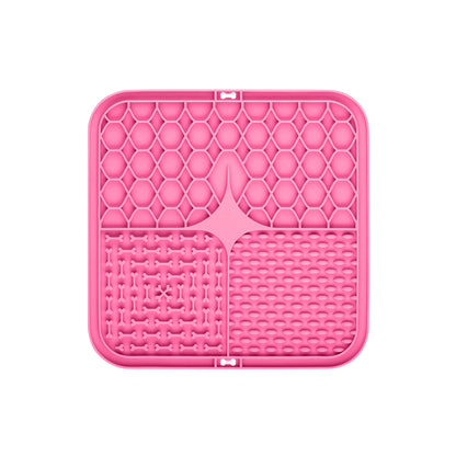 3-Section Dog Enrichment Lick Mat - 15.5 x 15.5 cm