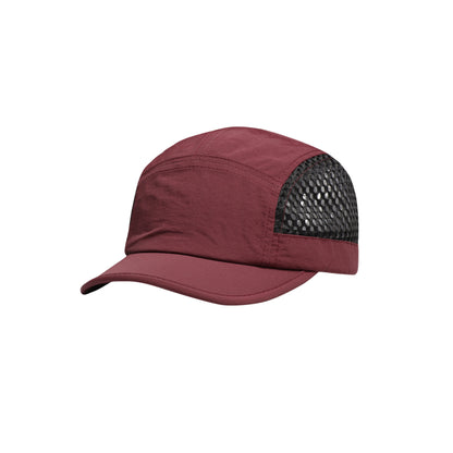 5 Panel Short Brimmed Mesh Running Cap