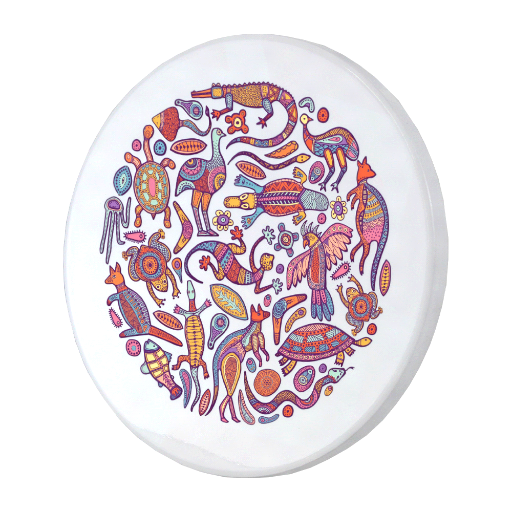 Circular Sublimated Ceramic Coaster