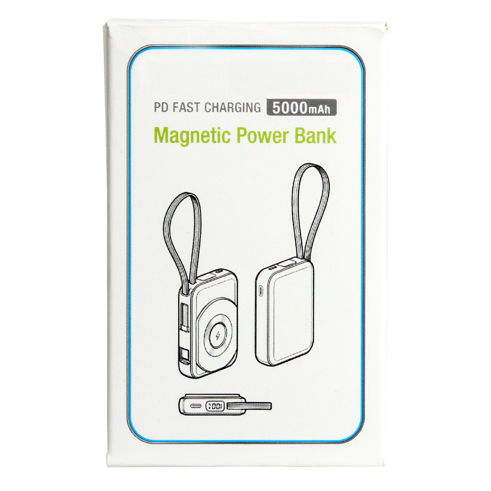Custom Orbit 5000mAh Magnetic Power Bank