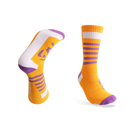 Premium Crew Woven Work Socks - With Towel Bottom