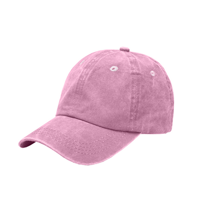 6 Panel Vintage Washed Baseball Cap