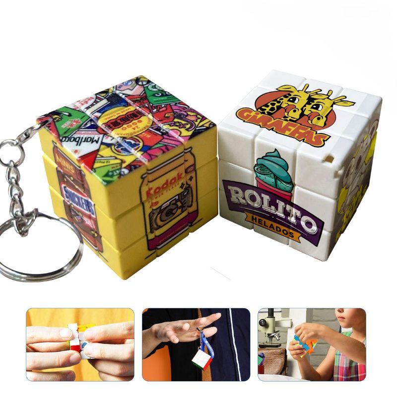 Puzzle Cube 3x3 Keyring