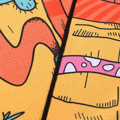 Full Colour Waffle Golf Towel