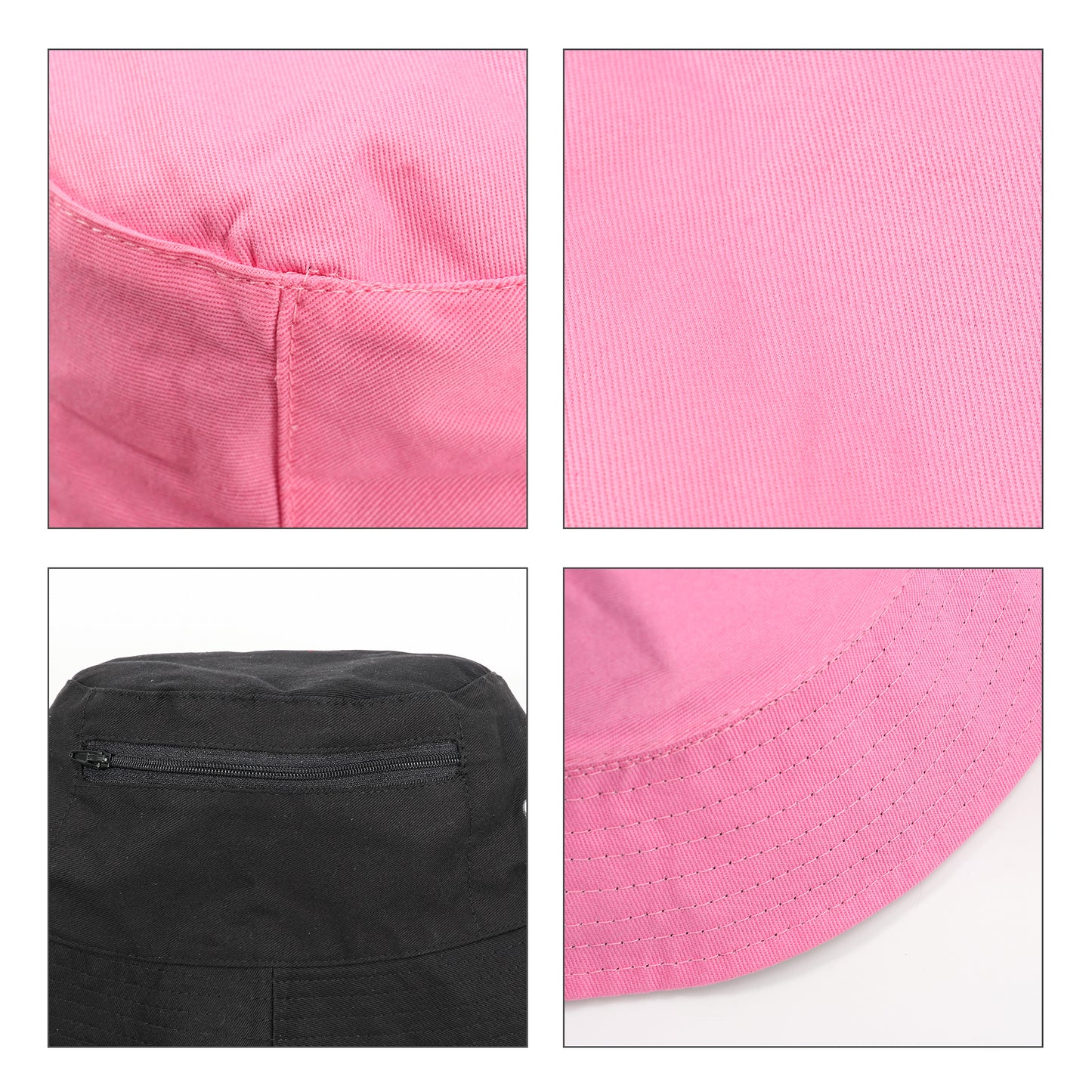Bucket Hat with Card Pocket