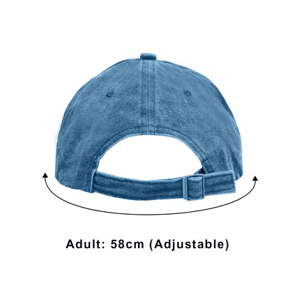 6 Panel Vintage Washed Baseball Cap