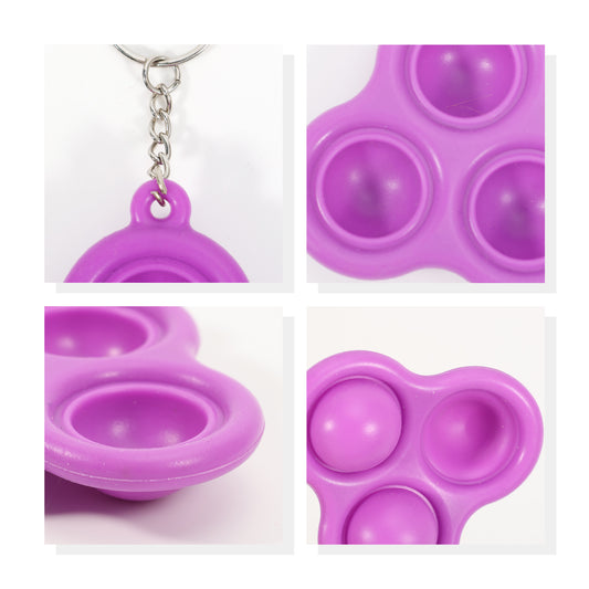 Pop 3 Bubbles Keychain