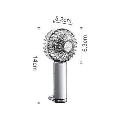 Transparent Fan with LED Light