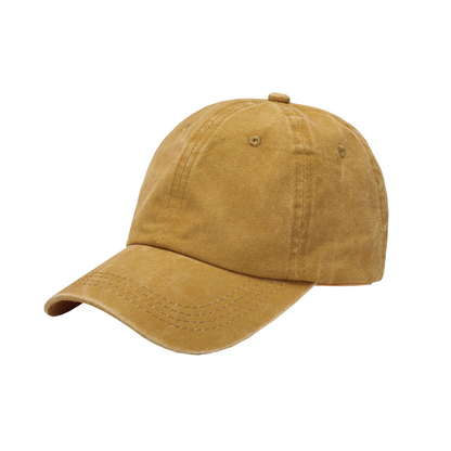6 Panel Vintage Washed Baseball Cap
